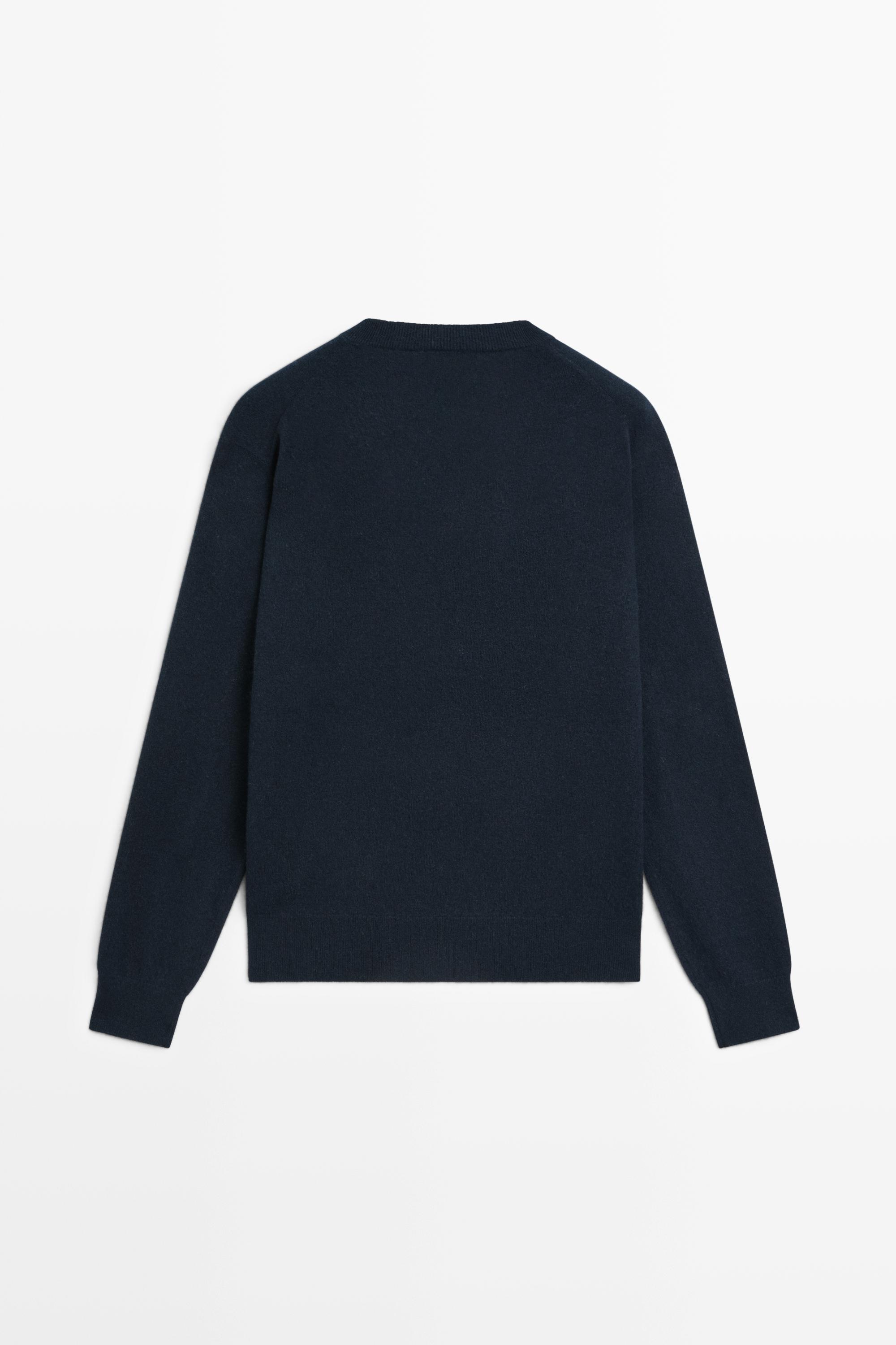 100% cashmere knit sweater